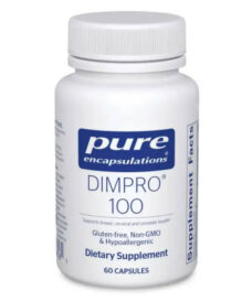 Pure encapsulations DIMPRO 100 60caps front label