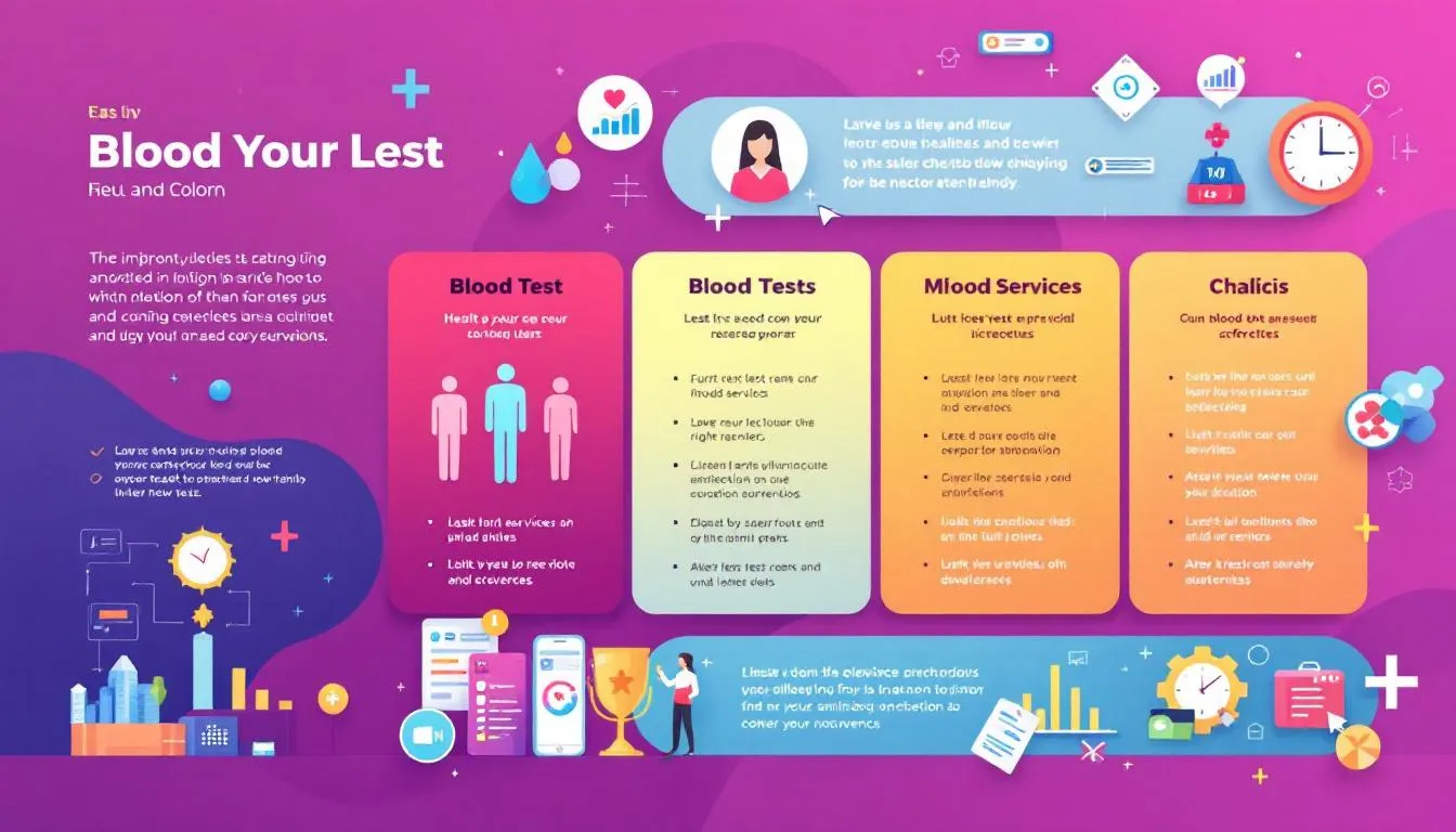 An overview of costs associated with blood tests.